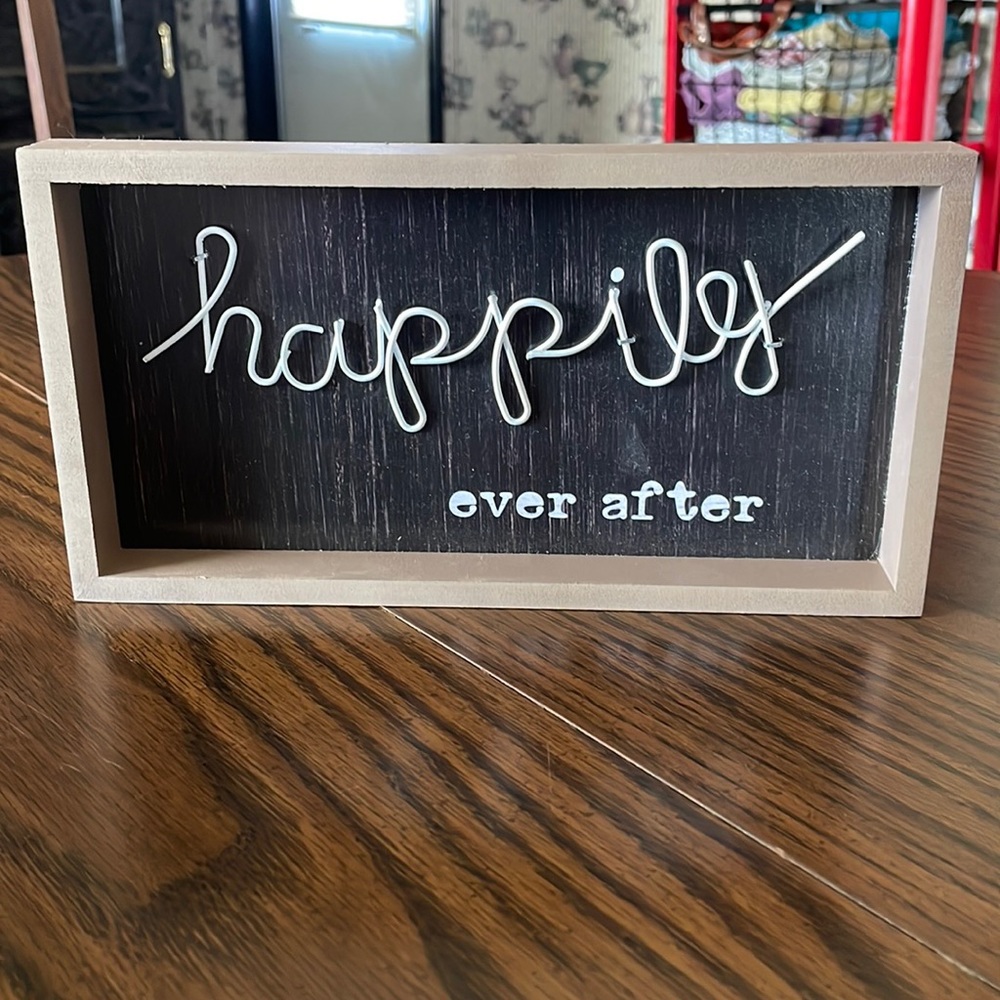 Wood sign
